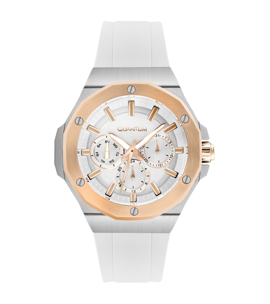 QUANTUM Women's Multi Function Silver Dial Watch - IML1163.533