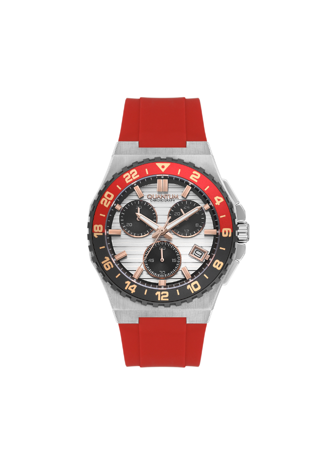 Quantum Men's Chronograph Silver Dial Watch - PWG1147.358