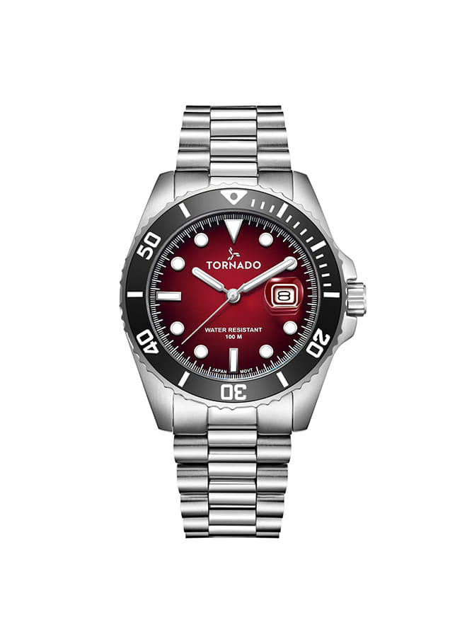 Tornado LUMINA ANALOG Men's Analog Maroon Dial Watch - T22001-SBSMB