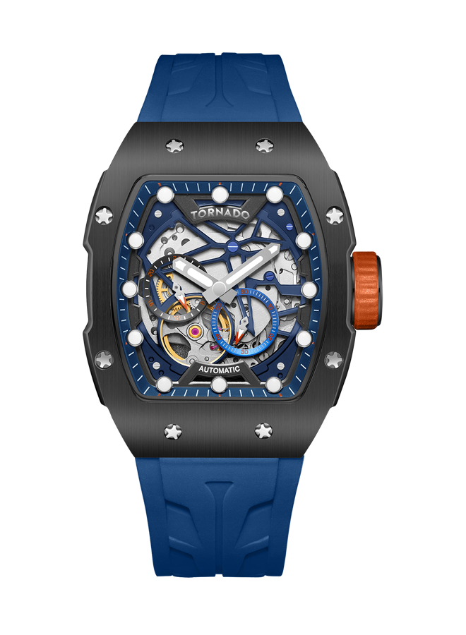 Tornado Xenith Autonova Men's Automatic Dark Blue Dial Watch - T24302-XSNN