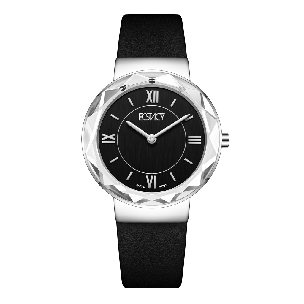 ECSTACY Women 2025 Fn Black Dial E25506-SLBB