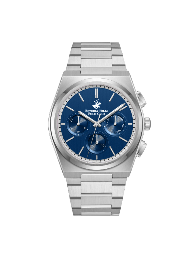 BEVERLY HILLS POLO CLUB Men's Multi Function Dark Blue Dial Watch - BP3381X.390