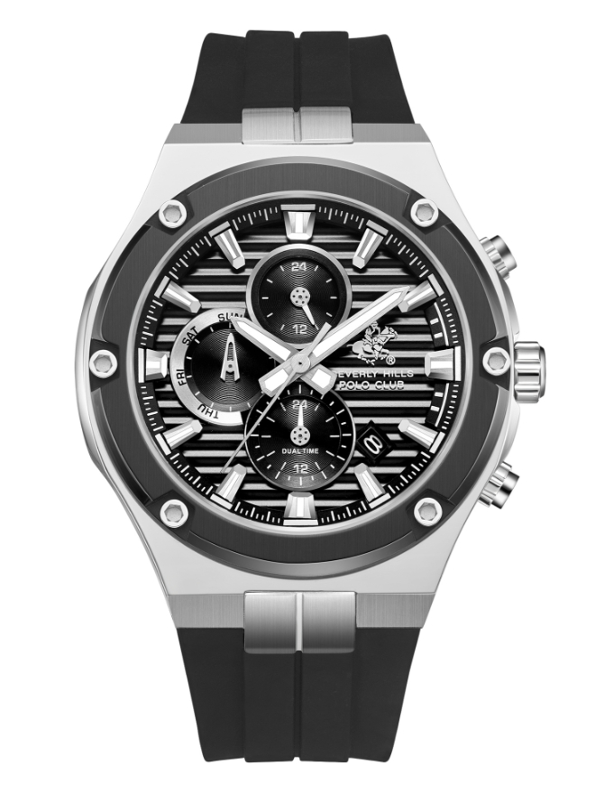 Beverly Hills Polo Club Men's Multi Function Blue Dial Watch - BP3822X.399