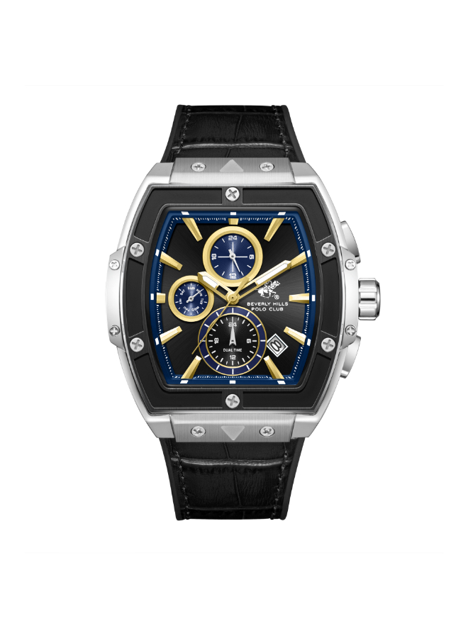 Beverly Hills Polo Club Men's Multi Function Grey Dial Watch - BP3841X.361