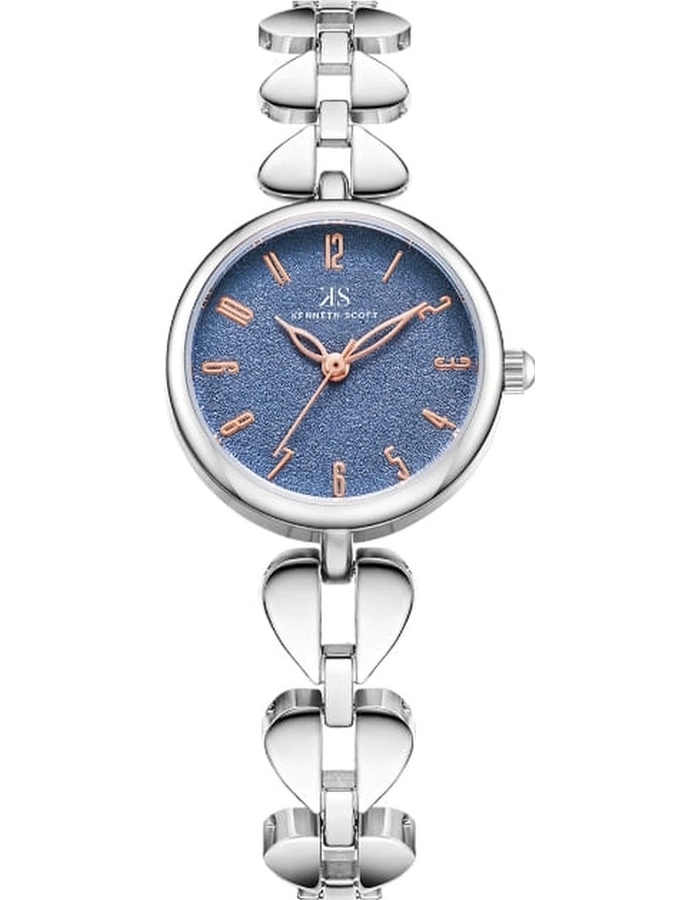 Kenneth Scott Women's Analog Blue Dial Watch - K23504-SBSN