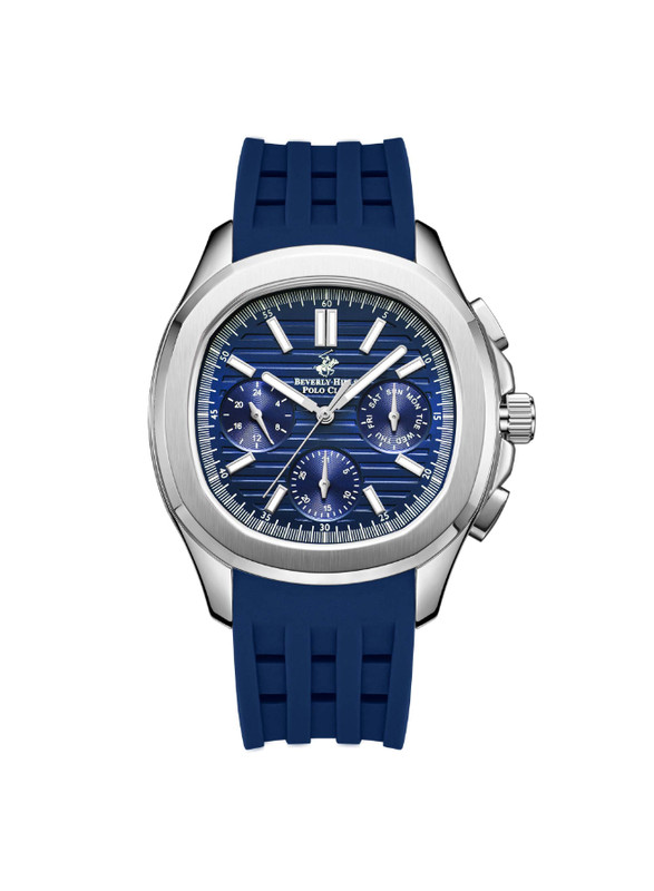 Beverly Hills Polo Club Men's Multi Function Blue Dial Watch - BP3211X.499