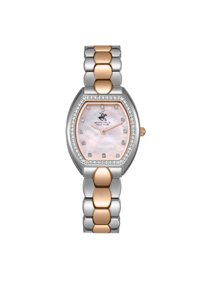 BEVERLY HILLS POLO CLUB Women's Analog Mother of Pearl Dial Watch - BP3642C.510