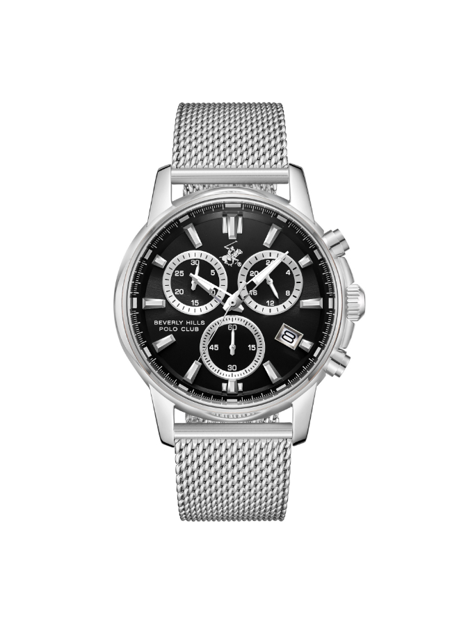BEVERLY HILLS POLO CLUB Men's Multi Function Black Dial Watch - BP3647X.350