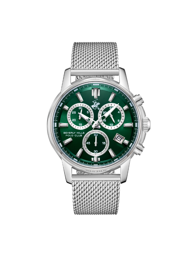 BEVERLY HILLS POLO CLUB Men's Multi Function Dark Green Dial Watch - BP3647X.370