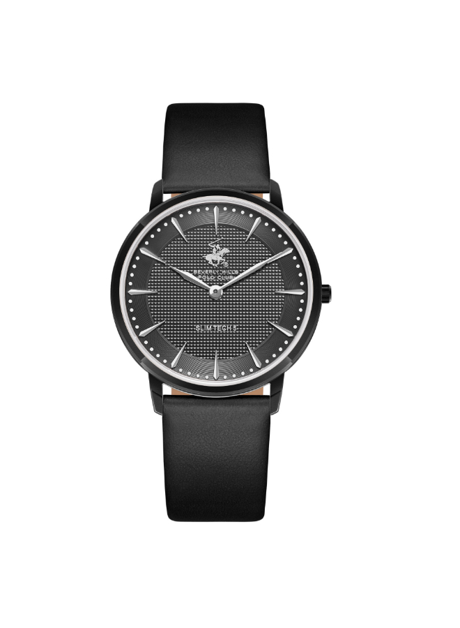BEVERLY HILLS POLO CLUB Men's Analog Black Dial Watch - BP3722X.661