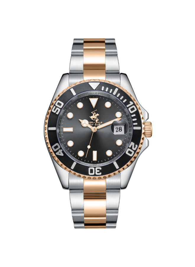 BHPC Gents 3H DATE Fn S.S/IP R.GOLD Case S.S/IP R.GOLD STEEL Band R.GOLD Dial