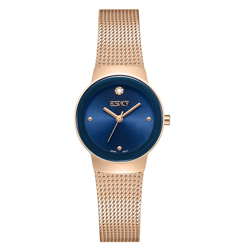 [E25505-RMKN] ECSTACY Women VJ21 Fn Blue Dial E25505-RMKN