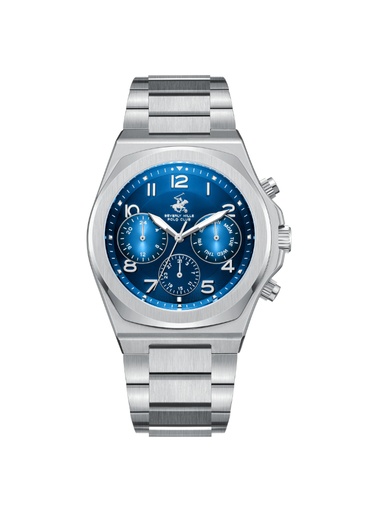 [BP3777X.390] Beverly Hills Polo Club Men's Multi Function Blue Dial Watch - BP3777X.390