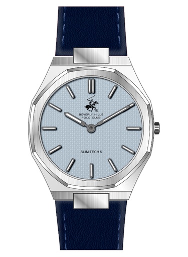 [BP3607X.309] Beverly Hills Polo Club Men's Analog Blue Dial Watch - BP3607X.309