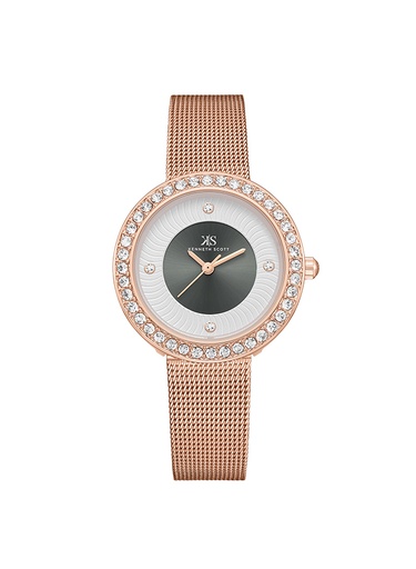 [K23535-RMKX] Kenneth Scott Women's Analog Grey Dial Watch - K23535-RMKX